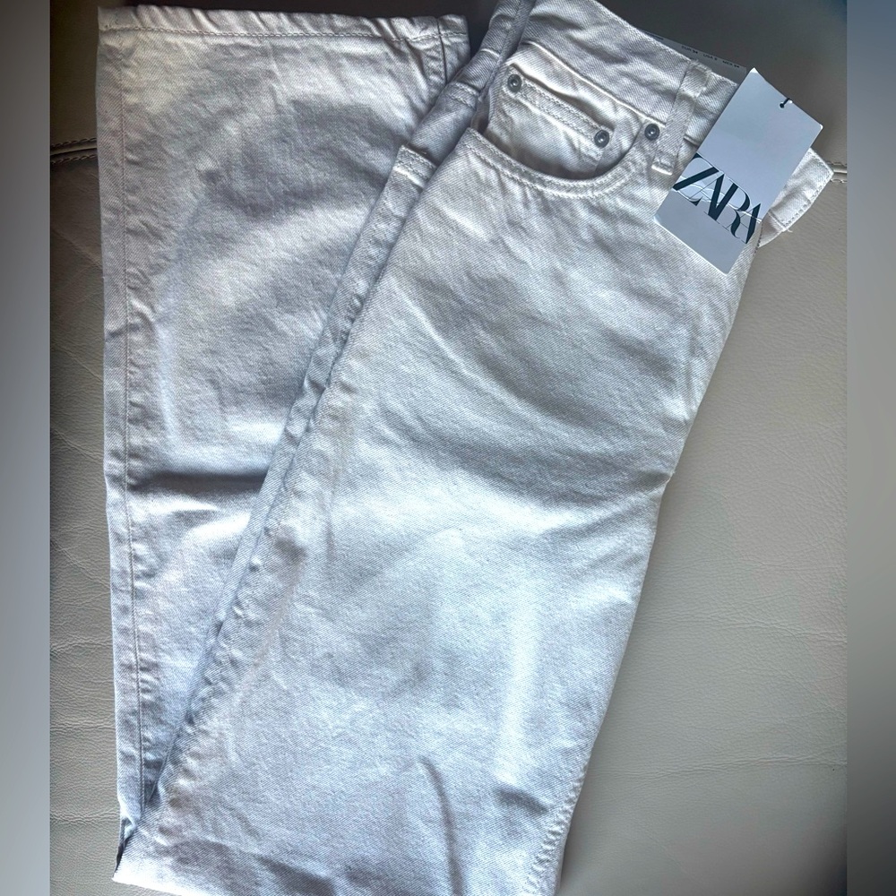 Zara Cream Jeans - Picture 3 of 4